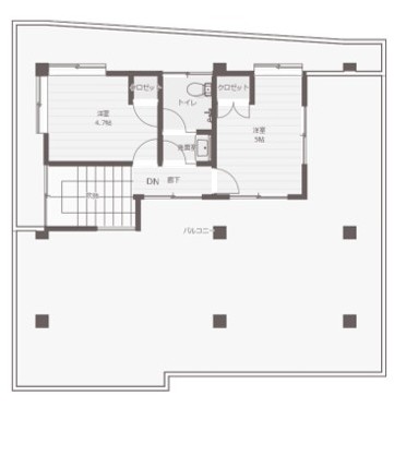 プランA2階ビフォー図面